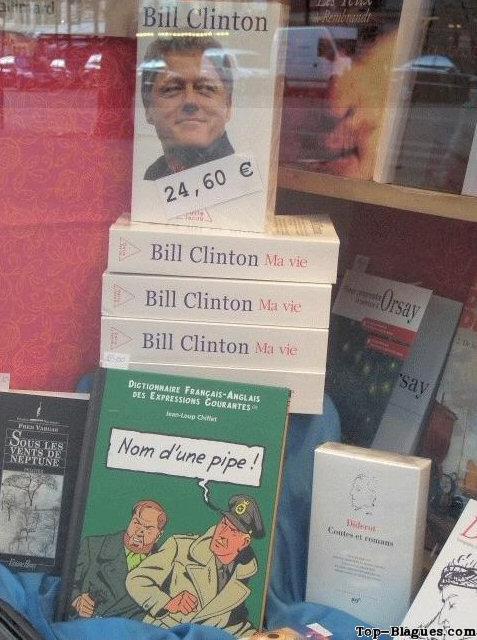 Clinton et sa fameuse pipe