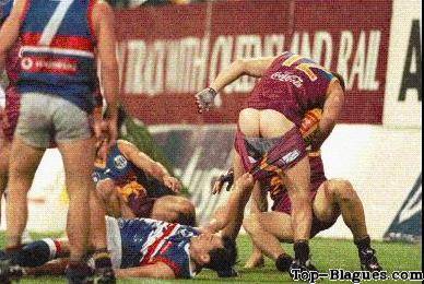les fesses des footballeurs