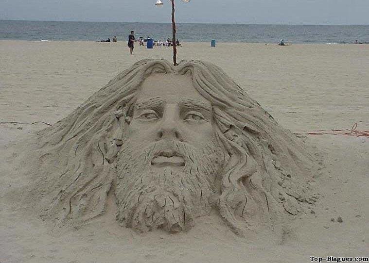sculpture de sable
