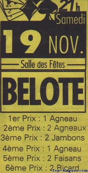 concours de belote