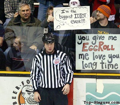 arbitre idiot ?