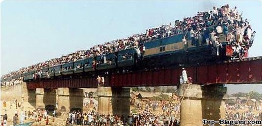 train bondé
