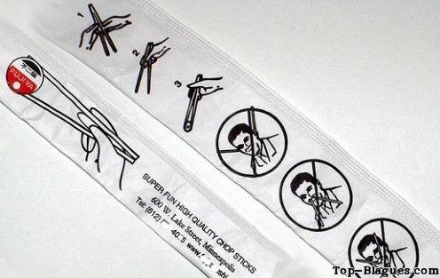 utilisation de baguettes