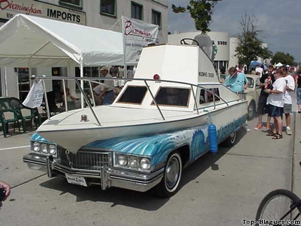 voiture bateau