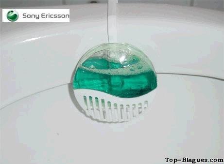 sony ericson pour les WC