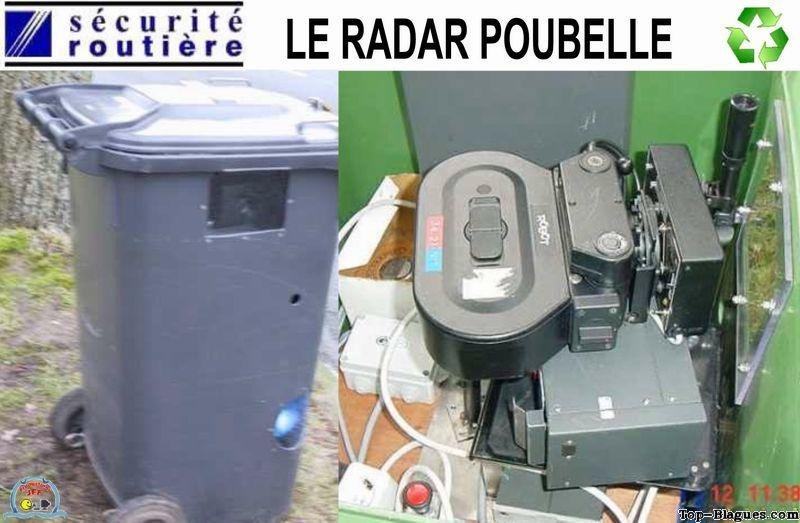 Le radar poubelle