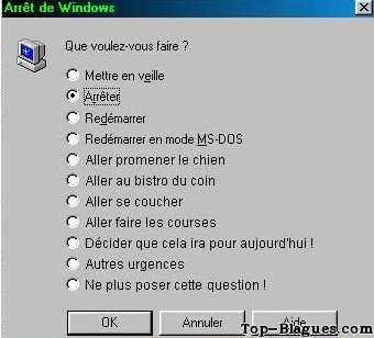 Que faire ?