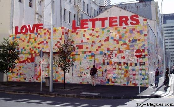 Mur de lettres