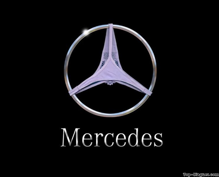 le logo mercedes revisité