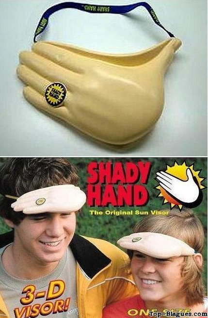 une casquette pour pas être ébloui