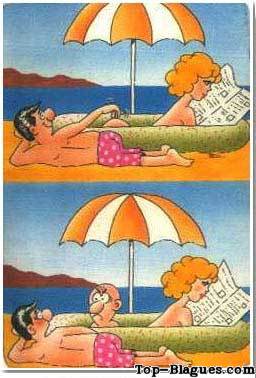petite méprise à la plage