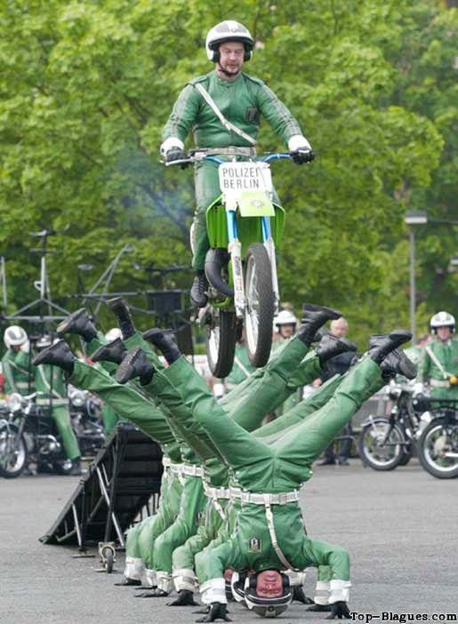 Démonstrations de la police de Berlin