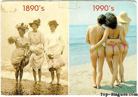 Evolution maillot de bain