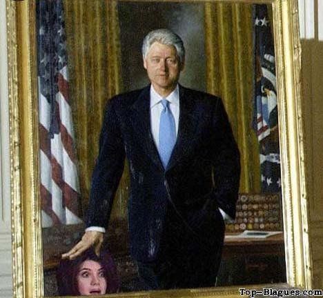 photo officielle de Clinton