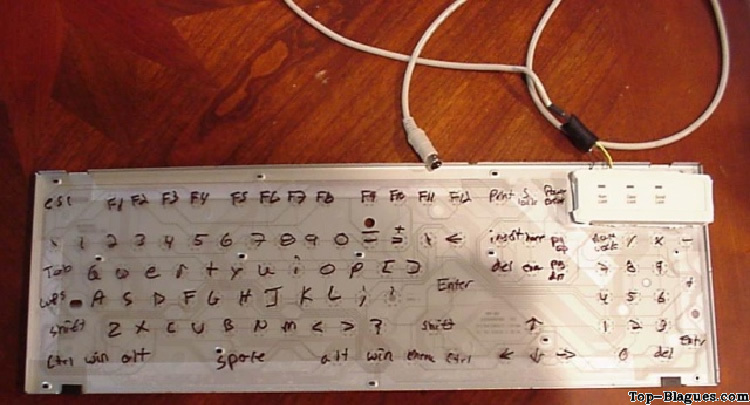 clavier de geek