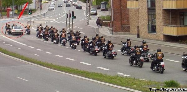 J'aime pas les motards !