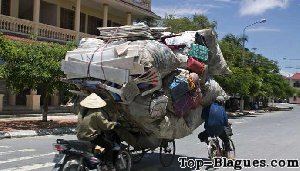 Déménagement à vélo