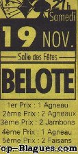 concours de belote