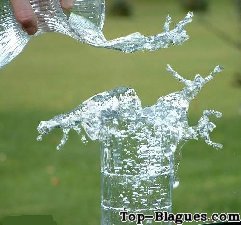 verre rempli d'eau