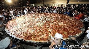 la pizza géante