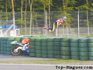 motard volant