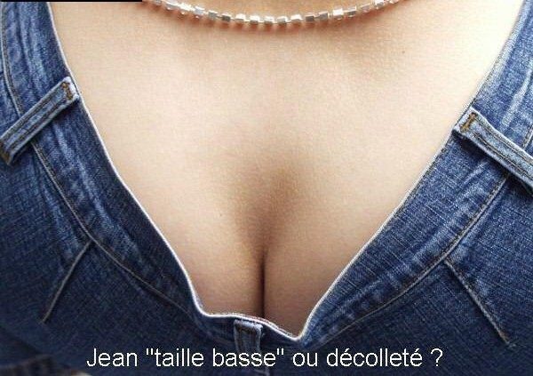 Jean taille basse ou décolleté ?