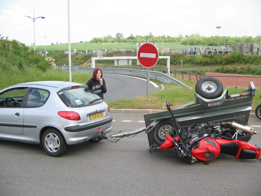 Oups la moto