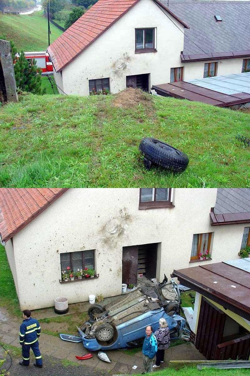 Accident peu banal