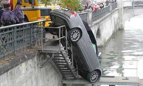 Descente en voiture