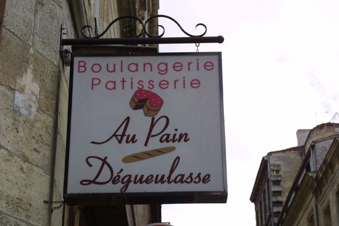 Au pain dégueulasse