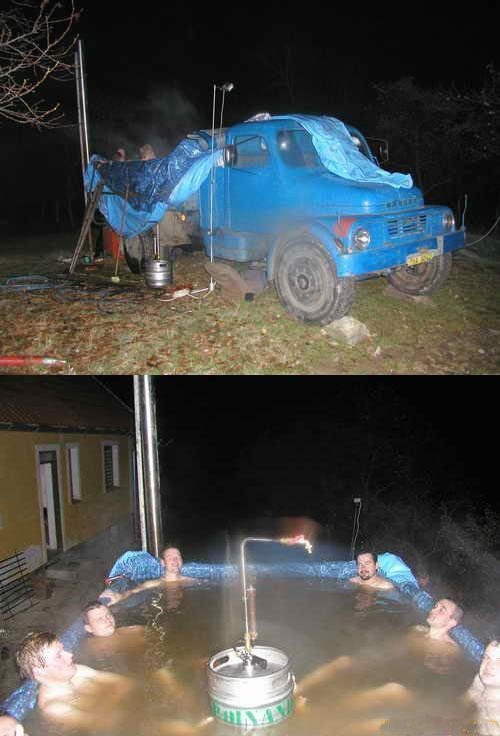 Camion sauna