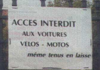 Même tenus en laisse