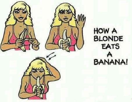 Comment manger une banane...