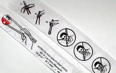 Utilisation de baguettes