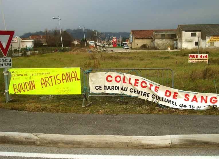 Boudin artisanal et collecte de sang