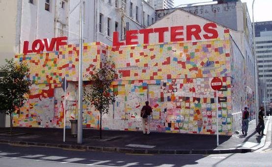 Mur de lettres