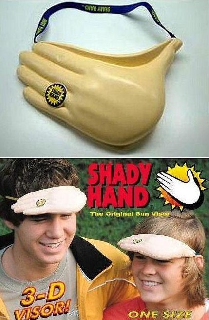 Une casquette pour pas être ébloui