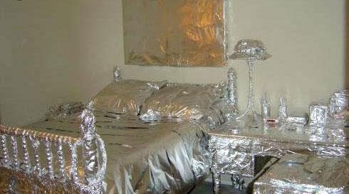 Chambre argentée