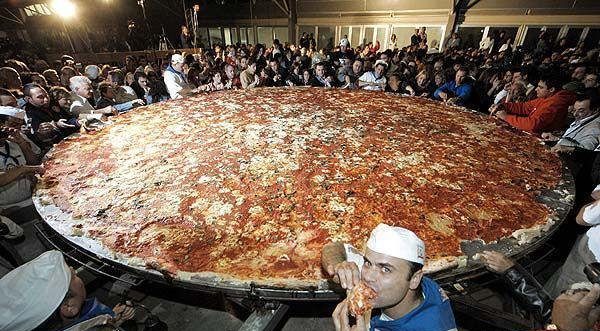 La pizza géante