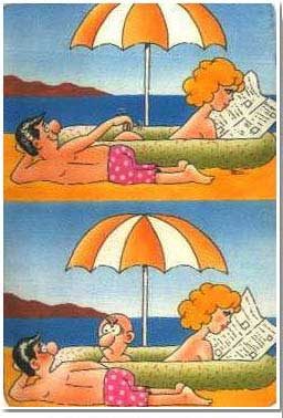 Petite méprise à la plage