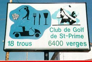 Déséquilibre dans ce golf