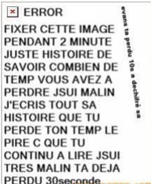 Perdez votre temps !