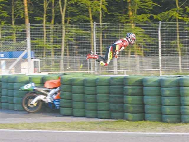Motard volant