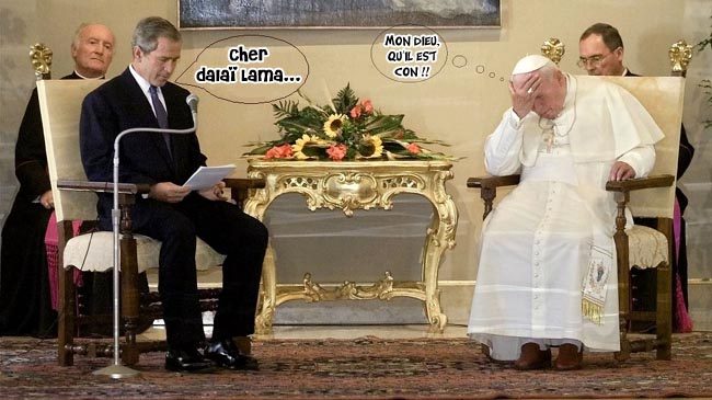 Bush et le page