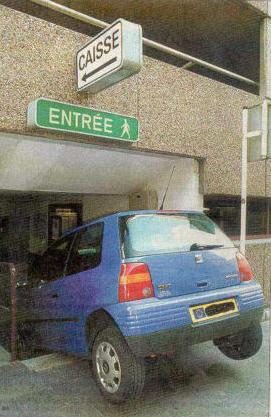 Par l'entrée