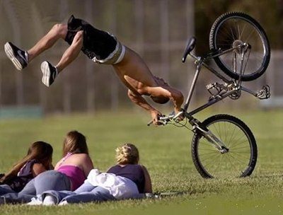 Figure en vélo